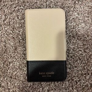 Kate Spade Elegant Black and Cream Phone Case